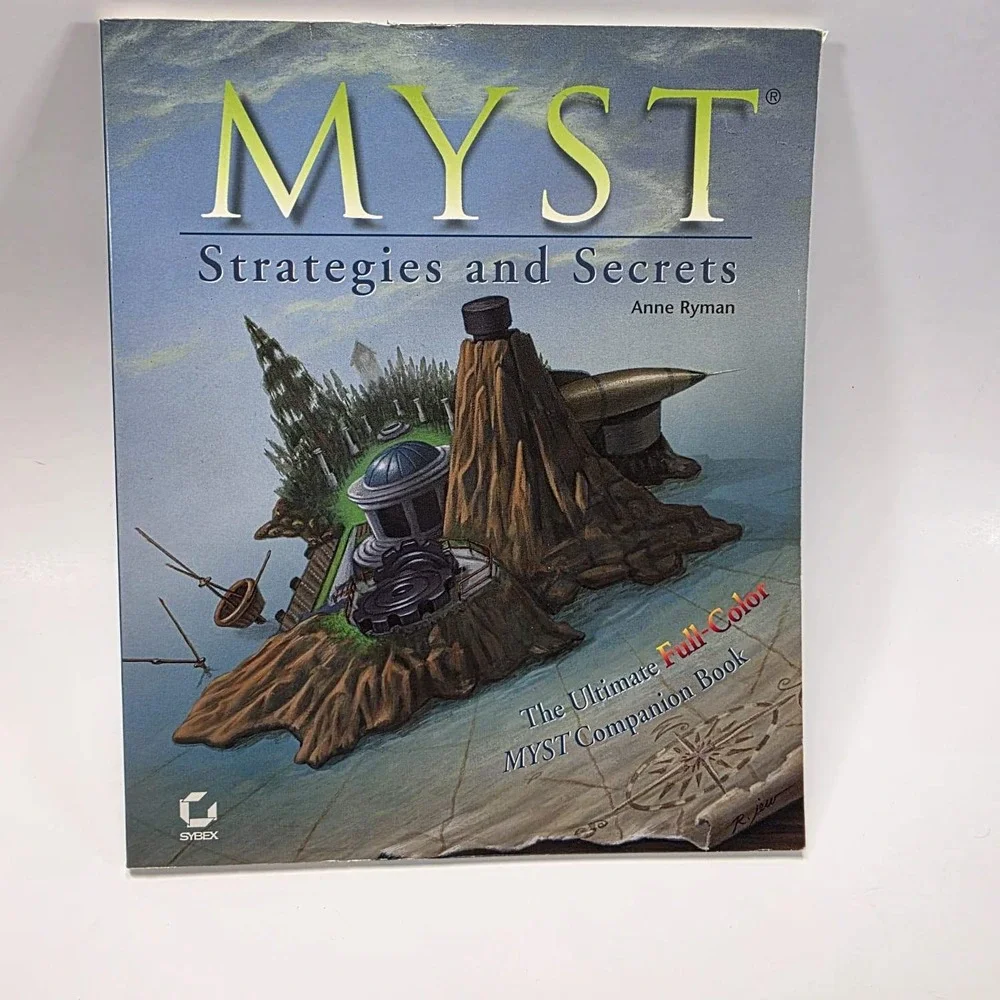 Myst Strategies and Secrets Game Guide Book Anne Ryman Sybex Full Color 1994